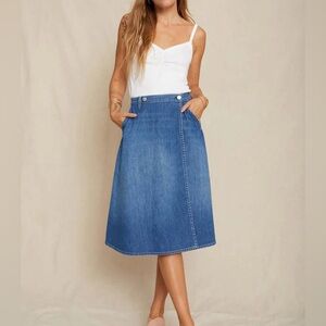 AMO Denim Blue Women's Skirt